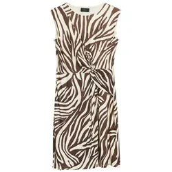 s.Oliver Damen Kleid – Wickel-Optik, Jersey, Regular Fit - Elegantes Jersey-Kleid für Damen mit Wickel-Optik und Zierknoten. Bequemer Regular Fit und kurze Länge sorgen für einen modernen Look, perfekt für verschiedene Anlässe.