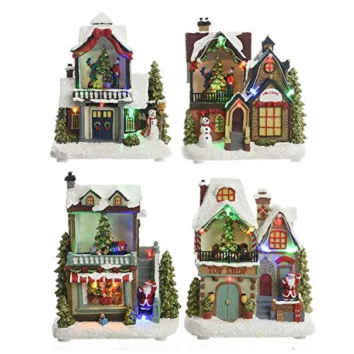 LED Weihnachtshaus 3xAA