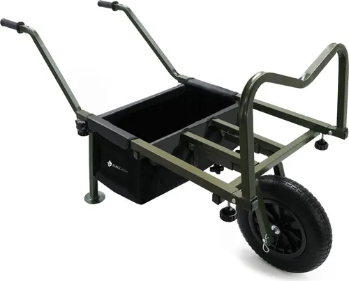 Eurocatch XXL Barrow mit pannensicherem Rad in grün von EUROCATCH