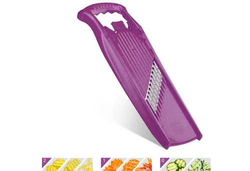 Börner Gemüseschneider Welle-Waffel PowerLine in lila von Börner