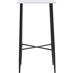 vidaXL Bartisch Weiß 60 x 60 cm von vidaXL