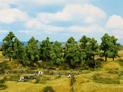 NOCH 24601 - H0,TT  Laubbäume, 16 Stück, 10 -14 cm - Neu