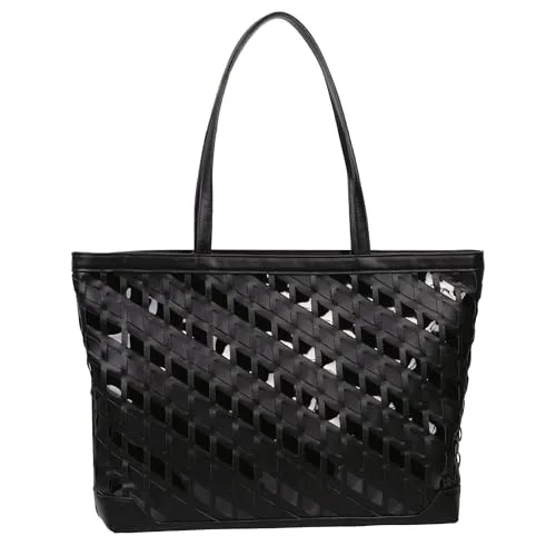 Gabor bags Lilien Damen Shopper Umhängetasche - Einkaufstasche mit elegantem Design und Reißverschluss, ideal für DIN A4 Unterlagen, leicht und praktisch mit 2 Tragehenkeln.