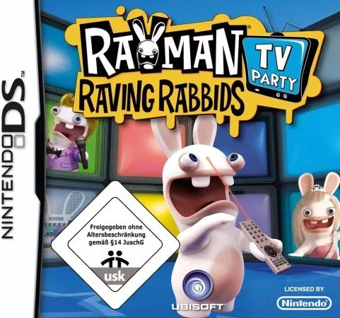 Ratman Tv Party - Raving Rabbits für Nintendo DS *NEU&OVP* - Ubisoft Spiel für Nintendo DS, erlebe lustige Minispiele mit den verrückten Rabbids und bringe Partyspaß ins Wohnzimmer!
