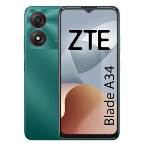 ZTE Blade A34 64GB/2GB RAM Dual-SIM grün - Simlockfreies Handy mit 64GB Speicher, ideal für Nutzer, die viel Platz für Apps und Medien benötigen.