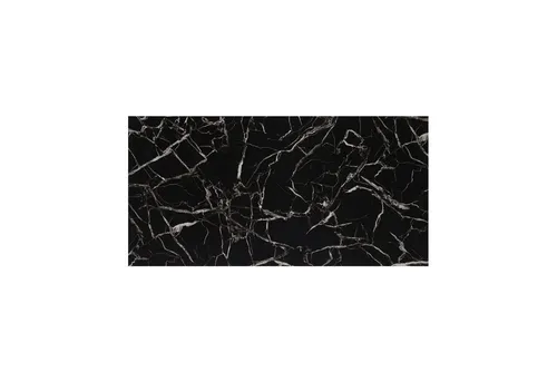 IZODEKOR - PVC Küchenrückwand Platte 60x120 cm – dekorative Wandpaneele Marmoroptik für Bad Wandverkleidung, einfach zu montieren Model:Black ...