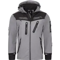 Rock Creek Softshelljacke Hellgrau - Sportliche Softshelljacke von Rock Creek, ideal für Wind und Wetter. Modernes Design, perfekt für lässige Street-Styles. Kombinierbar mit Jeans und Sneakers für einen angesagten Look.