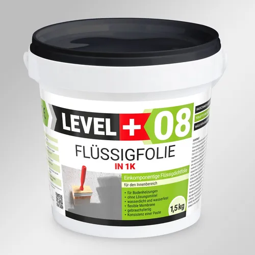 Flüssigfolie 1,5kg Dichtfolie Bad Dusche Nassräume Innenbereich Küche RM08