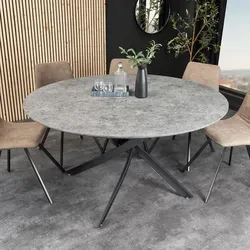 riess-ambiente Runder Esstisch HELIX 120 cm von Riess-Ambiente