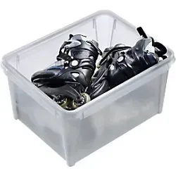 Smartstore Aufbewahrungsbox Dry 34 L - Wasserbeständige 34 Liter Kunststoffbox, stapelbar und luftdicht, ideal für Haushalt und Werkstatt. Temperaturbeständig von -40 bis +70 °C.