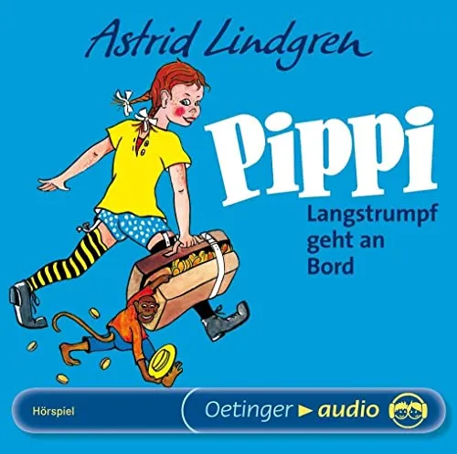 Pippi Langstrumpf geht an Bord (CD): Hörspiel - Belletristik für Kinder, spannendes Hörspiel mit Pippi Langstrumpf, das die Fantasie anregt und Abenteuerlust weckt.