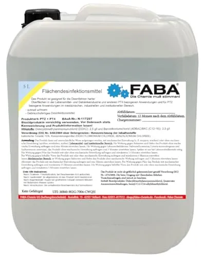 FABA Flächendesinfektionsmittel 5 L