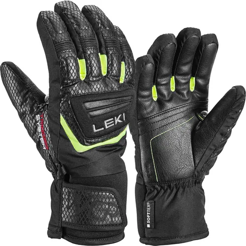 Leki Junior Handschuh WCR TEAM 3D in gelb von LEKI