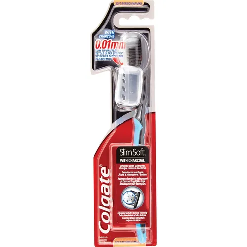 Colgate Slim Soft Charcoal Zahnbürste (Blister)