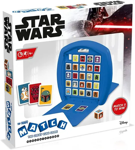 Top Trumps Match Star Wars Ratespiel Charaktere rate ab 4 Jahren Reisespiel