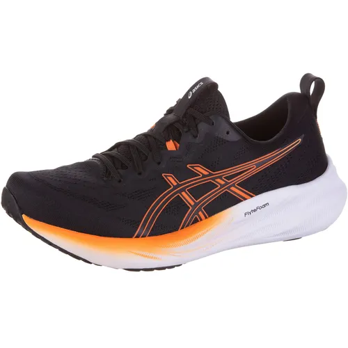 ASICS Gel-Pulse 16 Neutralschuh Herren - Schwarz, Orange - Laufschuhe mit AMPLIFOAM-Dämpfung und GEL-Technologie für optimalen Komfort und Stabilität beim Laufen. Ideal für Training und Freizeit.
