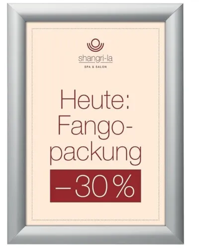 deflecto Plakatrahmen DIN A1 silber eloxiert Snap Frame SFA1S - Sonstige Kategorie, eleganter und robuster Snap Frame aus eloxiertem Aluminium für einfaches Wechseln von Plakaten im DIN A1 Format.