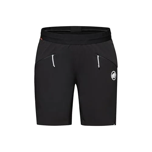 Mammut Aenergy Light SO Shorts Women Black - Bequem und funktional - Hosen mit winddichtem Material, ideal für Outdoor-Aktivitäten und sportliche Abenteuer.