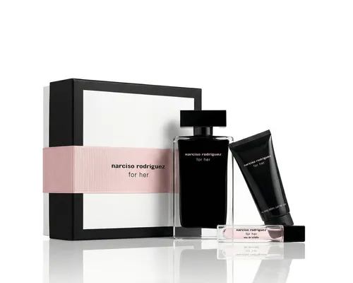 Narciso Rodriguez Duft-Set For Her – Eleganter Damenduft - Ikonisches Duft-Set mit blumig-holzigen Noten, ideal für besondere Anlässe oder den Alltag. Feiern Sie Weiblichkeit und Eleganz mit einem unvergesslichen Dufterlebnis.