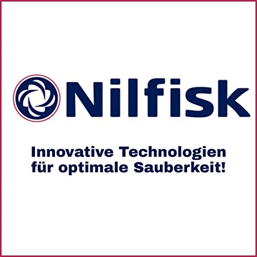 Nilfisk Bodendüse für Nasssauger - Düse mit Gummi-Streifen, geeignet für VL500-75 + VL500-55, Durchmesser 40 mm, ideal zum Aufsaugen von Flüssigkeiten
