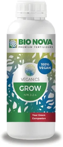 Bio Nova Veganics Grow 3-2-4, 1L - Grow Dünger Pflanzenstärkung Stimulator