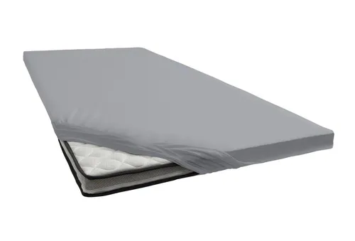Janine 5001 Topper-Spannbetttuch Elastic 140/200 bis 160/220 cm - Spannbetttuch aus Elastic-Jersey, angenehm weich und hautsympathisch, geeignet für Topper bis 10 cm Höhe, waschbar bis 60°C und bügelfrei – ideal für besten Schlafkomfort.