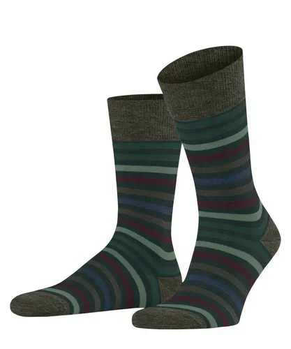 FALKE Socken Tinted Stripe (1-Paar) mit merzerisierter Baumwolle