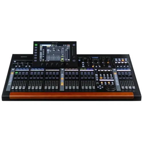 Behringer WING-Bk - 48 Kanal Digitalmixer - Mischpulte mit 40 Stereo Inputs, 24 Fadern und 16 FX Engines - ideal für professionelle Audioanwendungen und Live-Performances.