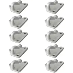 10x Planenhaken für Anhänger Metall – Spannhaken 40x45cm Zurrhaken Netzhaken zur Befestigung von Anhängernetz oder Planen