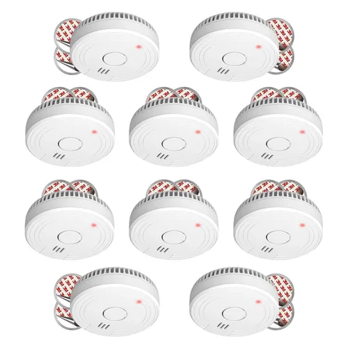 ELRO FS1805M Rauchmelder 10er Set mit 5-Jahres-Batterie von Elro