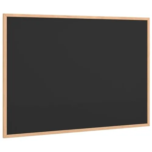 vidaXL Kreidetafel mit Kiefernholzrahmen 80x55 cm - Kreidetafel aus massivem Kiefernholz, ideal für Notizen und Kritzeleien, leicht zu reinigen und vielseitig montierbar – perfekt für Büro, Küche oder Schule.