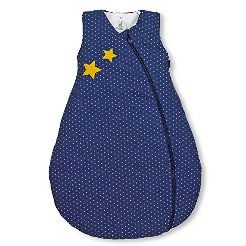 Sterntaler Schlafsack für Kleinkinder, Ganzjährig, Wärmeregulierung, Reißverschluss, Größe: 70, Stanley, Blau