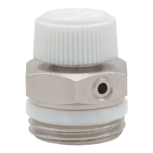 Schläfer 704111 | Manuelles Entlüftungs- und Entlüftungssicherheitsventil mit schwenkbarem Ablass für Heizkörper, Heizkörper, 3/8