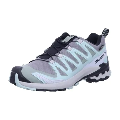 SALOMON Damen Trailrunningschuhe XA PRO 3D V9 GTX W - Laufschuhe mit hervorragender Stabilität und Grip, ideal für jedes Abenteuer dank wasserdichter GORE-TEX Membran und robustem Stollenprofil.