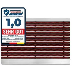 casa pura Hochleistungsmatte | Profi Brush | 40 x 60 cm in rot von Karat