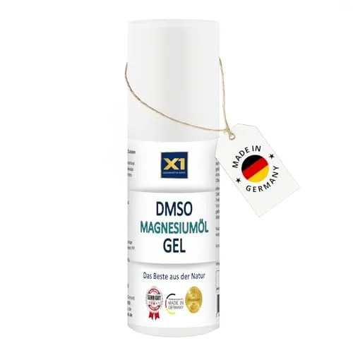 DMSO Gel mit Magnesiumchlorid – ca. 60% DMSO 99,9% Reinheit – mit strukturiertem Wasser & Xanthan – ohne Zusatzstoffe – 50ml HDPE Tube mit Dosierpumpe
