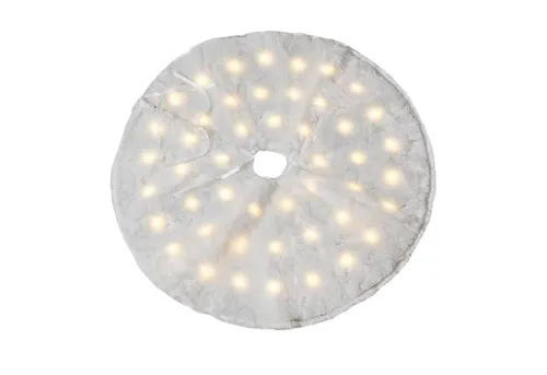 MARELIDA LED Weihnachtsbaumdecke Plüsch D: 90cm von Marelida