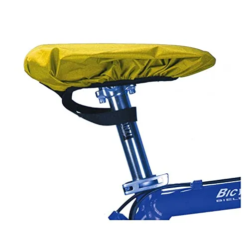 Hock Regenbekleidung Sattel- / Regenschutz, Gelb, One Size - Fahrradsattelbezüge & -polster, wasserfester Schutz für deinen Sattel, ideal für regnerische Tage