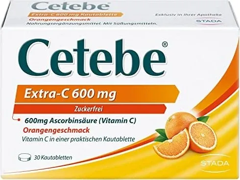 CETEBE Extra-C 600 mg Kautabletten 0,93 g