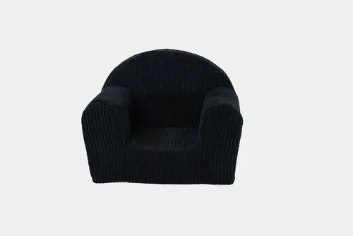 FORTISLINE Kindersessel Mini Kuschelsessel in Cord Hellgrün - Sessel für Kinder – Ergonomischer Komfort, abnehmbarer und waschbarer Bezug, ideal für Spielen und Entspannen im Kinderzimmer.