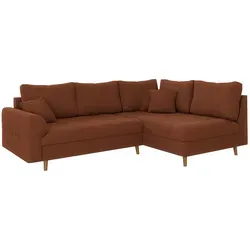 S-Style Möbel Ecksofa Zara in rot von S-Style Möbel