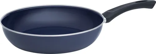 Riess Omas Emaillepfanne 28 CLASSIC - Hochwertige Emaillepfanne mit 28 cm Durchmesser, ideal für alle Herdarten und energiesparendes Kochen. Hitzebeständig bis 450°C und leicht zu reinigen.