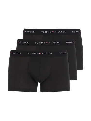 Tommy Hilfiger 3P WB Trunks Schwarz in schwarz von Tommy Hilfiger Underwear