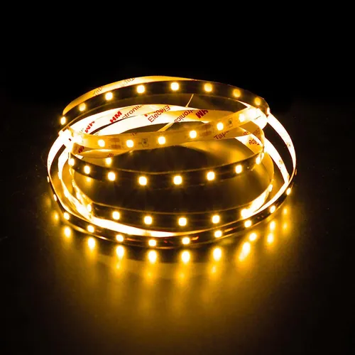 5m (500cm) LED Streifen Band Leiste 12V Gelb IP20 300LEDs 60LED/m SMD3528