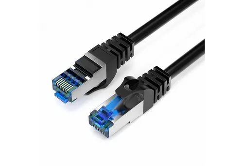 JAMEGA CAT 7 Patchkabel Ethernet RJ45 Netzwerkkabel Rohkabel LAN Kabel LAN-Kabel, CAT.7, RJ-45 Stecker (Ethernet) (50 cm)