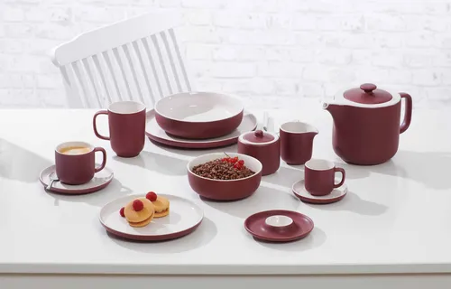 Espressotasse 100ml 6er Set Jasper beere