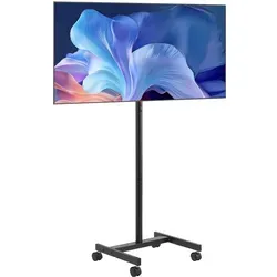 VEVOR Rollbarer TV-Ständer für 17-55 Zoll Bildschirme - TV-Halterungen mit universeller Kompatibilität, stabiler Unterstützung und einfacher Mobilität. Ideal für flexible Raumgestaltungen und vielseitige Anwendungen.
