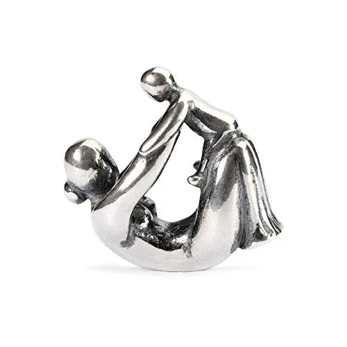 Trollbeads Damen-Bead 925 Sterling Silber TAGBE-50019 - Bead Charm aus 925er Sterling Silber, handgefertigt und individuell gestaltbar für einzigartigen Schmuck - perfekt für kreative Damen!