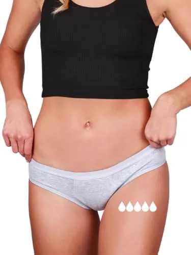 Taynie Classic extra stark Perioden Unterwäsche - Panties & Hipsters für Damen - Auslaufsichere, atmungsaktive Menstruationsunterwäsche ersetzt 3,5 Tampons und bietet bis zu 12 Stunden Schutz.