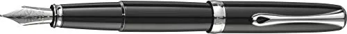 DIPLOMAT Füllhalter Excellence A2 schwarz - Eleganter Füller aus Metall mit edler Edelstahlfeder für höchsten Schreibkomfort. Ideal für Schreibästheten, mit 5 Jahren Garantie und schützendem Metaletui.